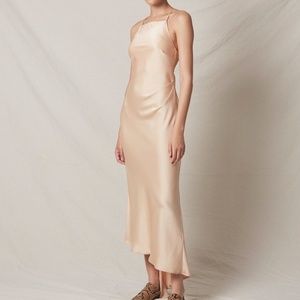 Allen Schwartz Savvy Champagne Slip Dress - Size 4